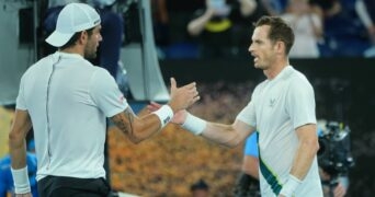Andy Murray et Matteo Berrettini - Open d'Australie 2023