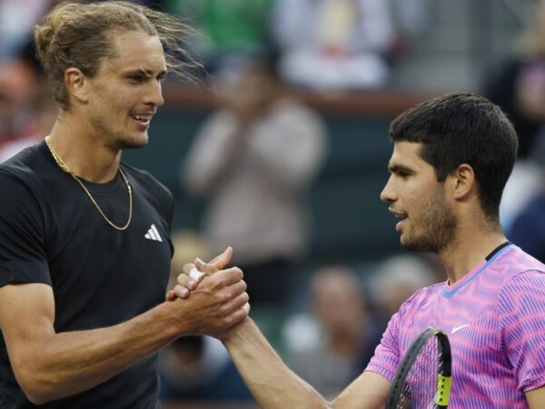 Carlos Alcaraz et Alexander Zverev - Indian Wells 2024