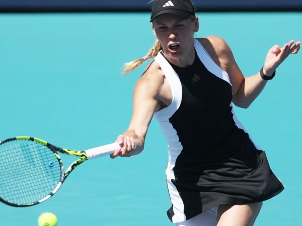 Caroline Wozniacki Miami 2024 coup droit