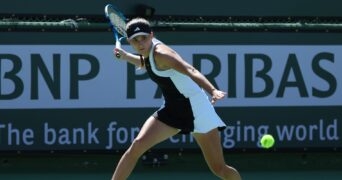 Clara Burel Indian Wells 2024 coup droit