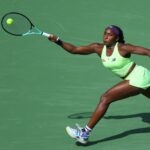 Coco Gauff Indian Wells 2024 coup droit défense