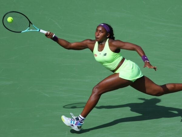 Coco Gauff Indian Wells 2024 coup droit défense