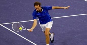 Daniil Medvedev Indian Wells 2024 volée coup droit