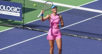 Emma Raducanu Indian Wells 2024 joie célébration