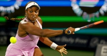 Sloane Stephens Dubaï 2024 retour de revers