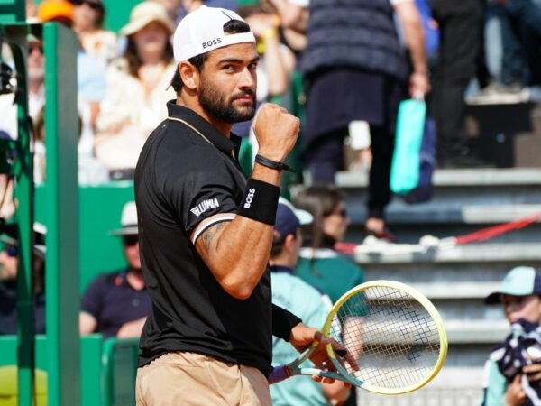 Matteo Berrettini Monte Carlo 2023 joie poing serré