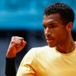 Felix Auger Aliassime Madrid 2024 poing serré