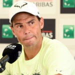 Rafael Nadal en conférence de presse, Rome 2024