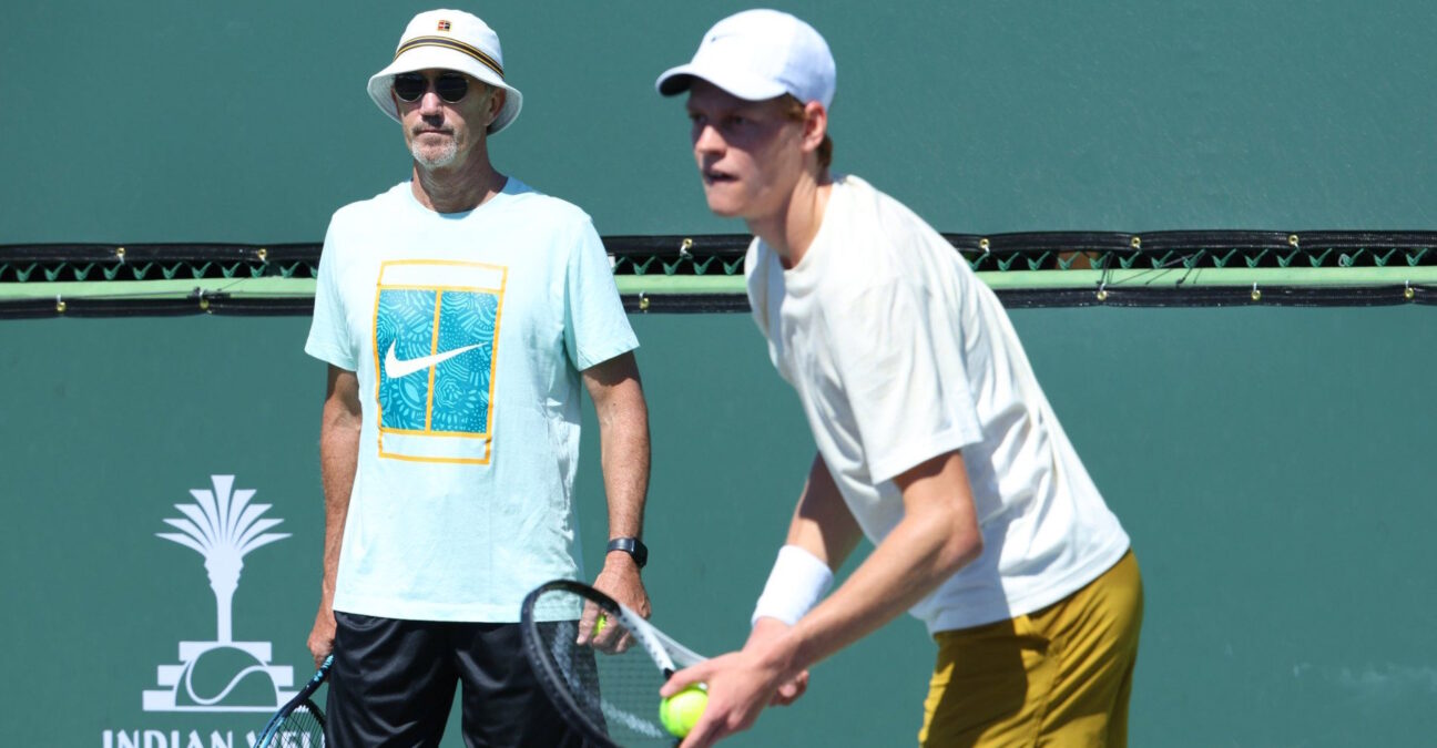 Darren Cahill, Jannik Sinner, Indian Wells 2024