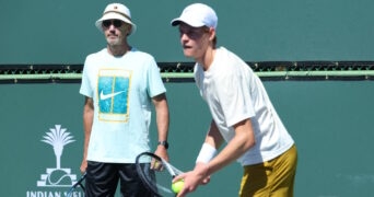 Darren Cahill, Jannik Sinner, Indian Wells 2024