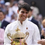 Carlos Alcaraz Princesse de Galles cérémonie trophées Wimbledon 2024