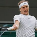 Alexander Zverev Wimbledon 2024 coup droit