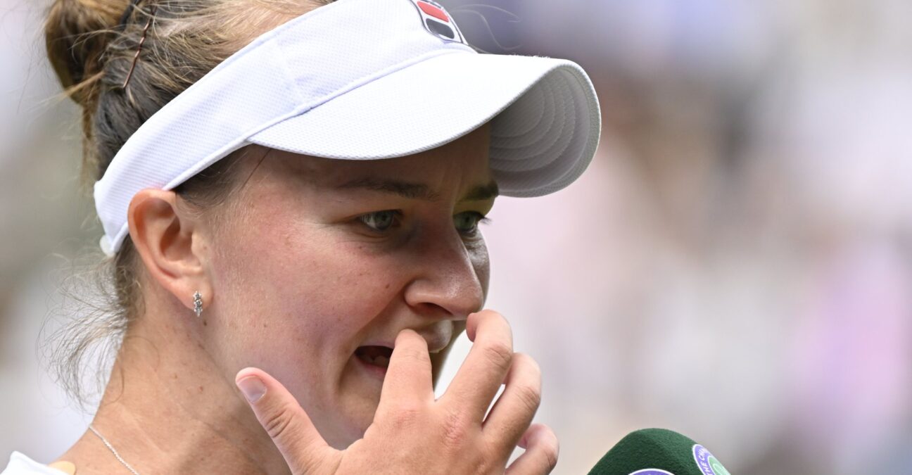 Barbora Krejcikova Wimbledon 2024 speech