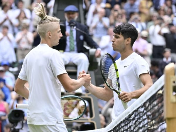 Carlos Alcaraz et Mark Lajal - Wimbledon 2024