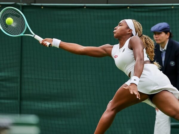 Coco Gauff Wimbledon 2024 coup droit défense