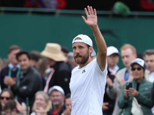 Lucas Pouille Wimbledon 2024 célébration