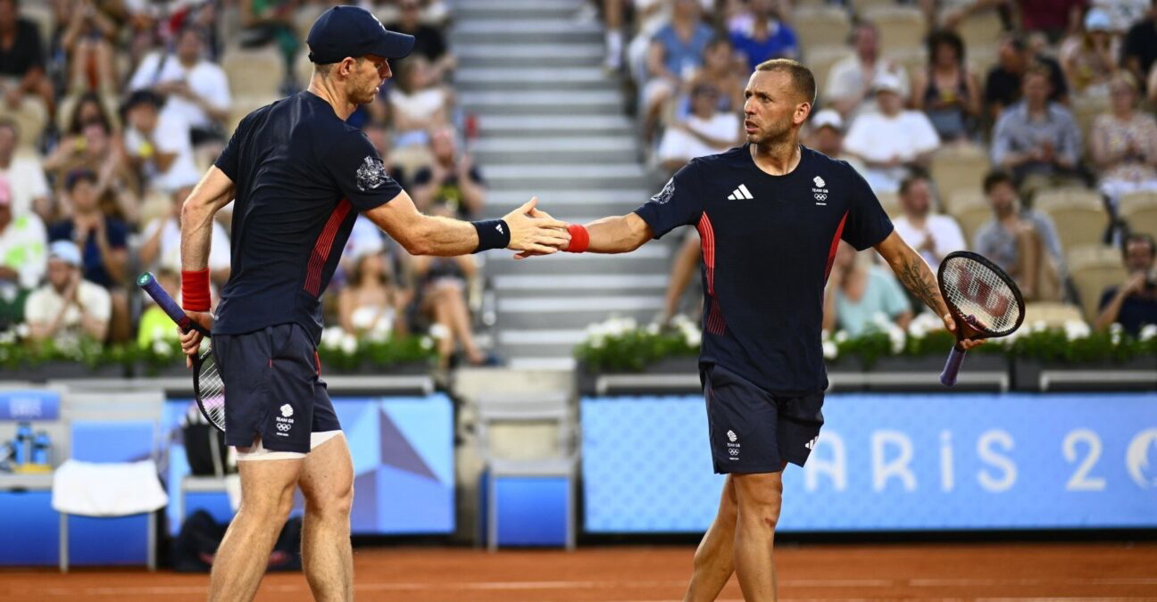 Andy Murray / Dan Evans Paris 2024 (Photo News / Panoramic)