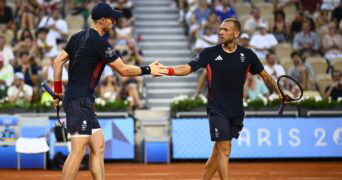 Andy Murray / Dan Evans Paris 2024 (Photo News / Panoramic)