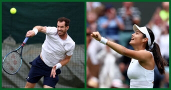 Andy Murray et Emma Raducanu