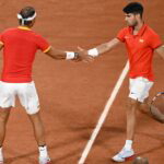 Rafael Nadal et Carlos Alcaraz - Paris 2024