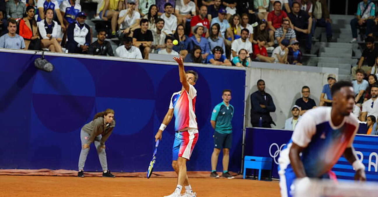 Gaël Monfils et Edouard roger Vasselin, Jeux Olympiques 2024