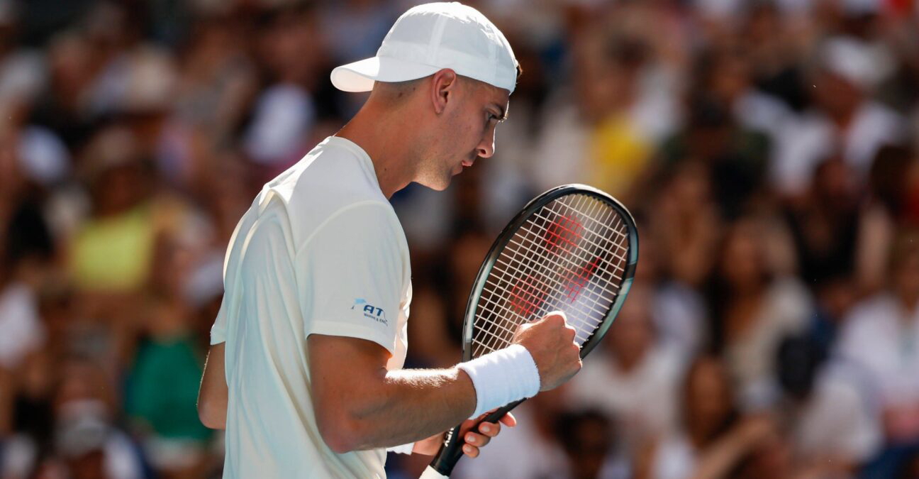 Thanasi Kokkinakis Open d'Australie 2024 poing serré