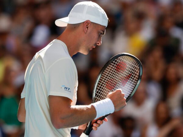 Thanasi Kokkinakis Open d'Australie 2024 poing serré