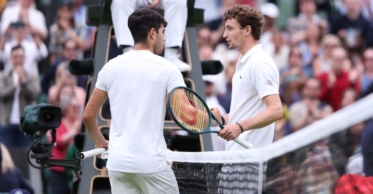 Ugo Humbert et Carlos Alcaraz - Wimbledon 2024