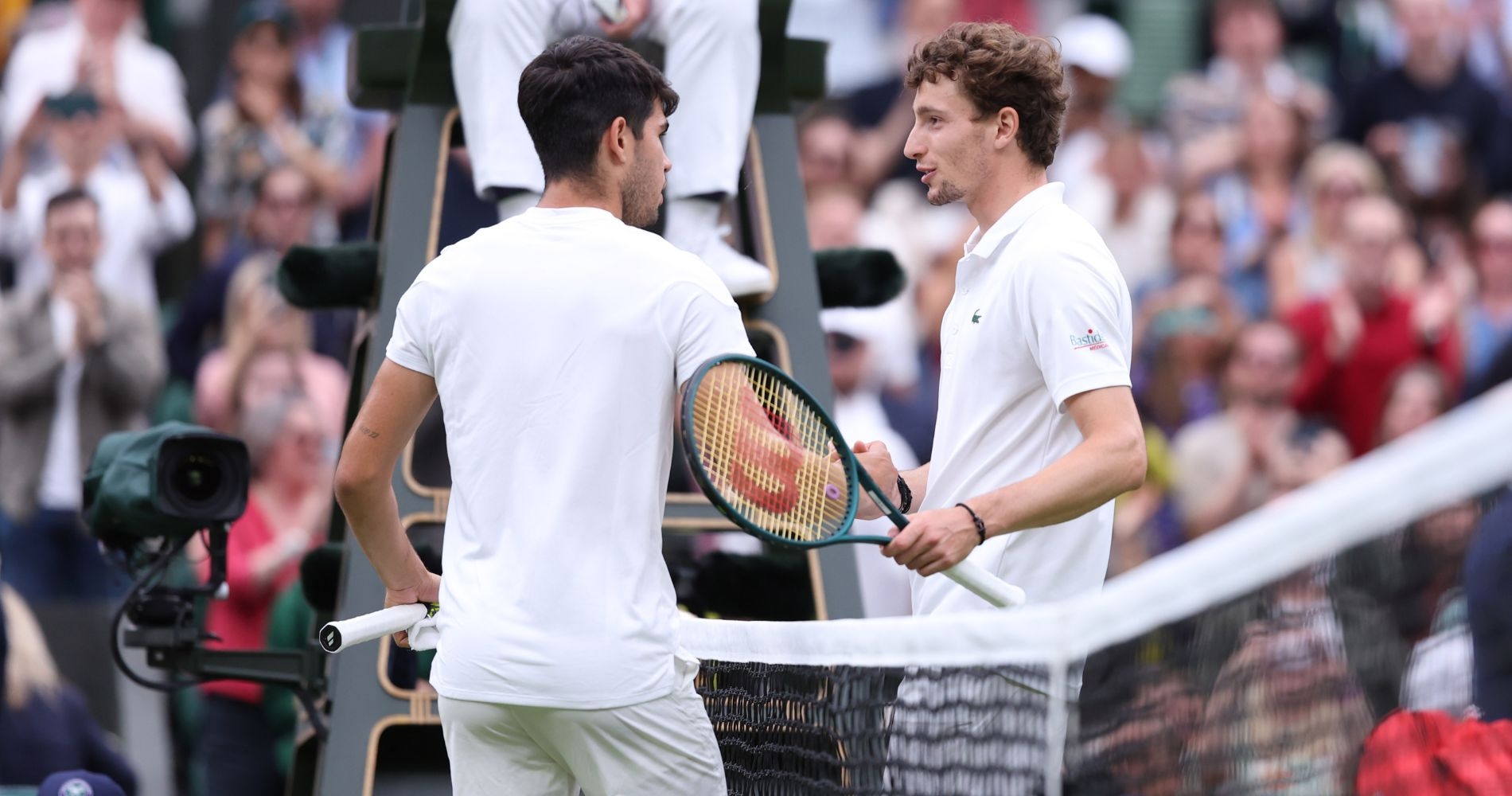 Ugo Humbert et Carlos Alcaraz - Wimbledon 2024