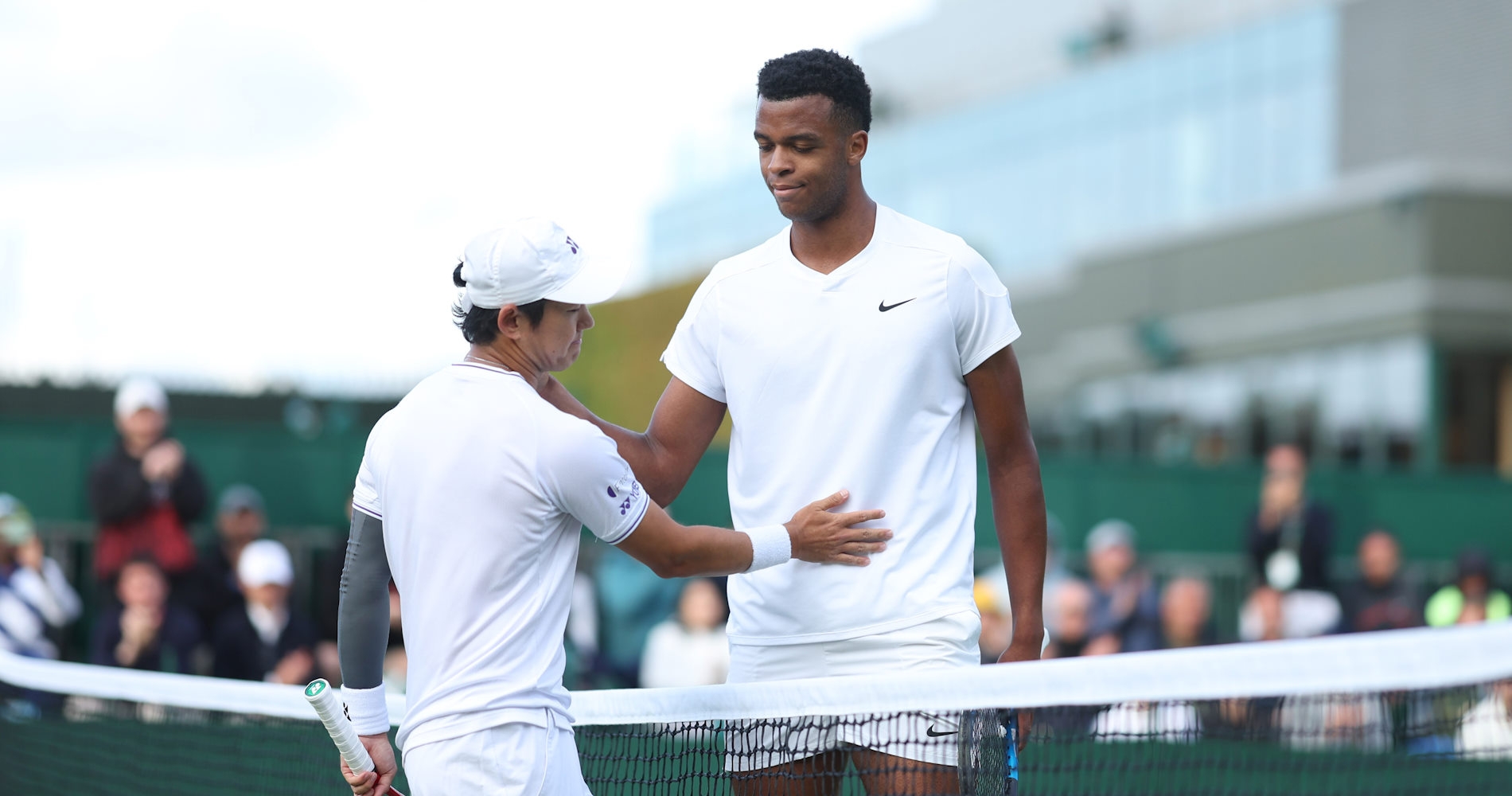 Yoshihito Nishioka, Giovanni Mpetshi Perricard, Wimbledon 2024