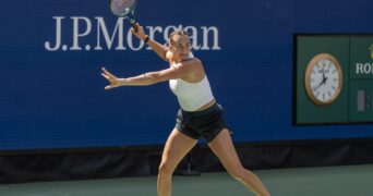 Aryna Sabalenka US Open 2024 coup droit