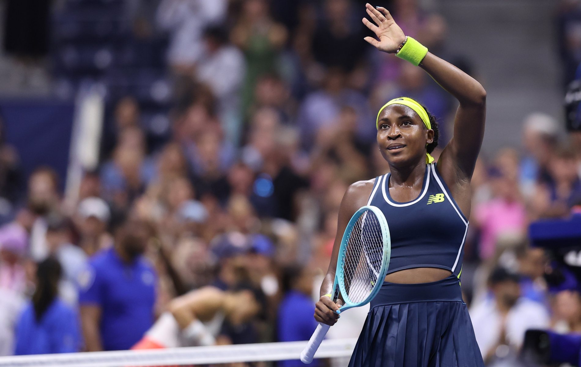 Coco Gauff US Open 2024 joie