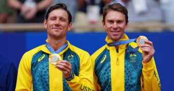 Matthew Ebden et John Peers, Jeux Olympiques Paris, 2024.