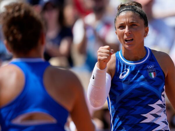 Sara Errani et Jasmine Paolini, Jeux Olympiques Paris 2024.