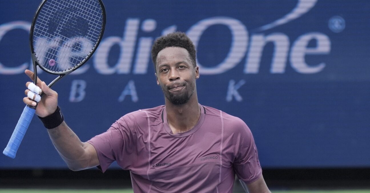 Gaël Monfils Cincinnati 2024 joie