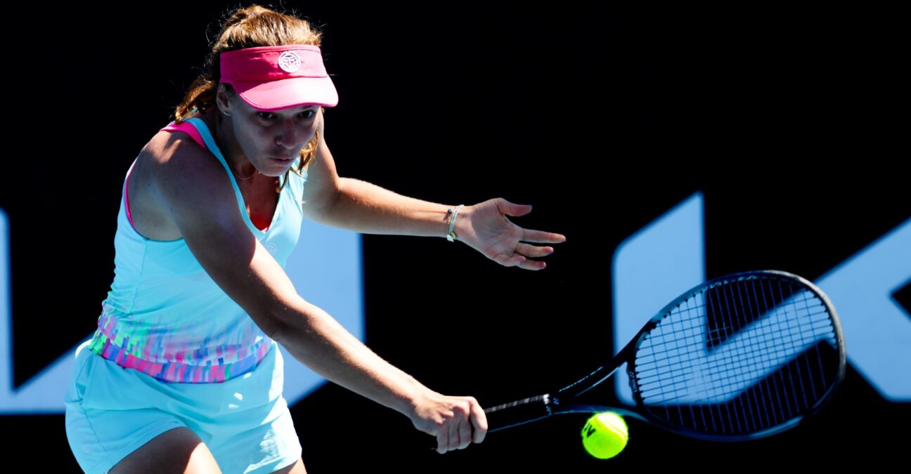 Jessika Ponchet Open d'Australie 2024 revers slicé