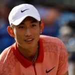 Juncheng Shang Eastbourne 2024 sourire