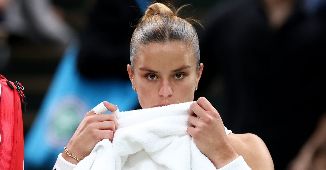 Maria Sakkari Wimbledon 2024 changement de côté