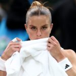 Maria Sakkari Wimbledon 2024 changement de côté