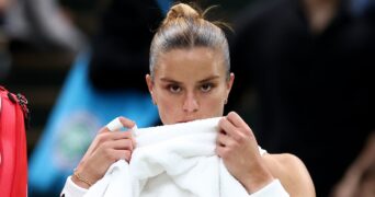 Maria Sakkari Wimbledon 2024 changement de côté