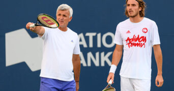 Stefanos et Apostolos Tsitsipas, Open du Canada 2021.