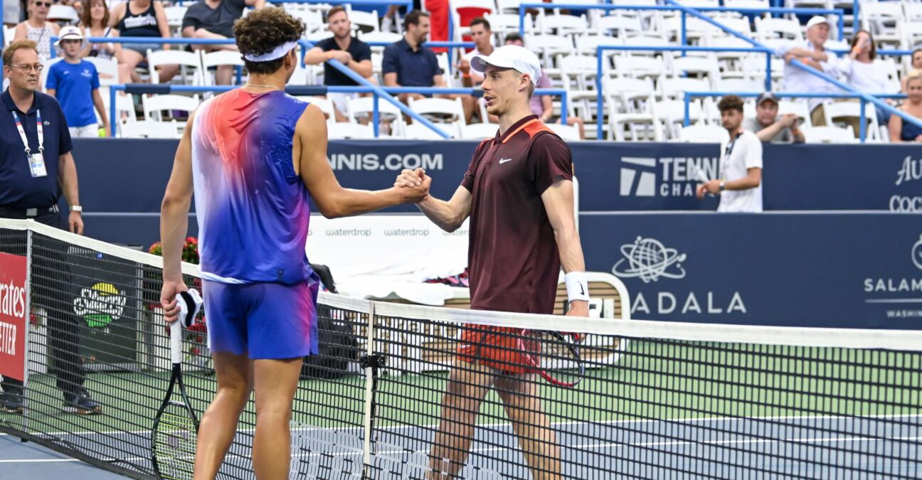 Ben Shelton et Denis Shapovalov, Washington 2024