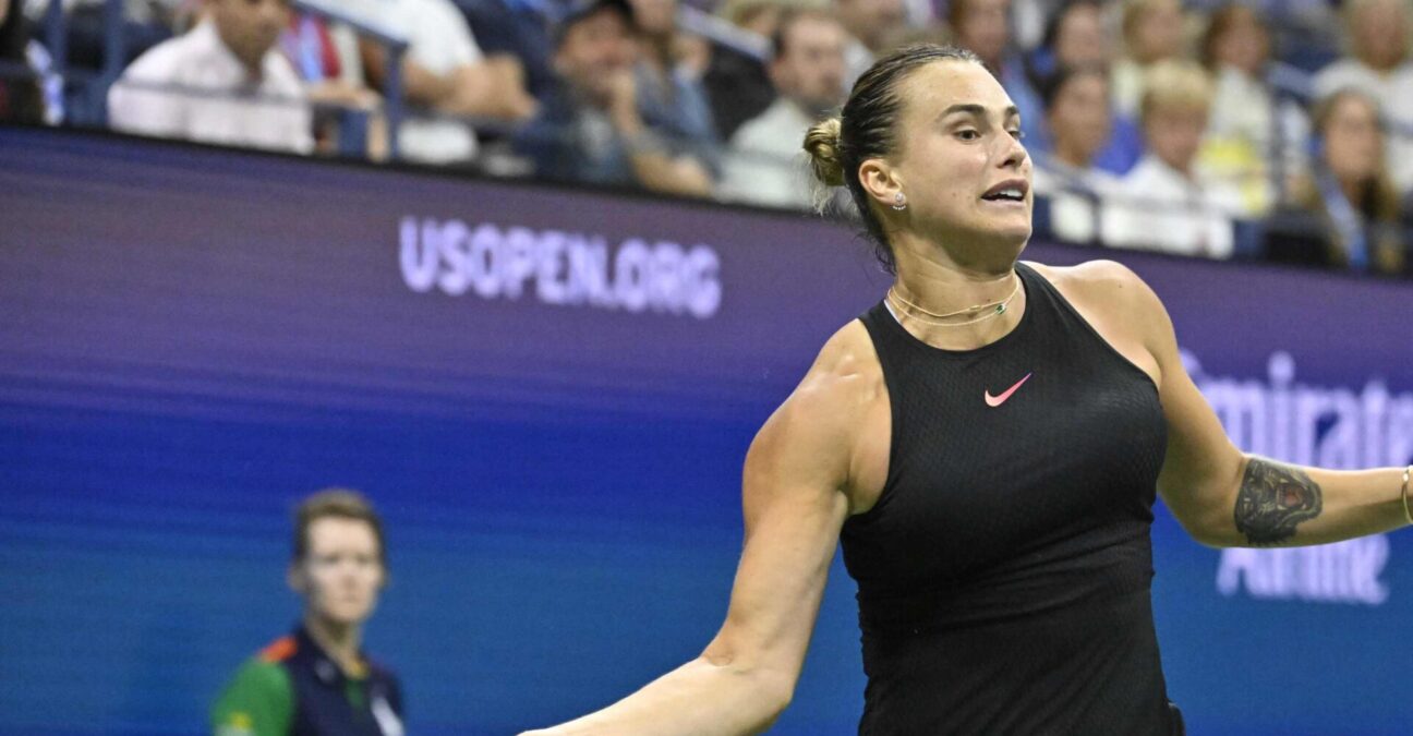 Aryna Sabalenka US Open 2024 coup droit