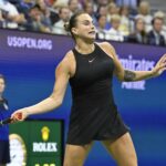 Aryna Sabalenka US Open 2024 coup droit