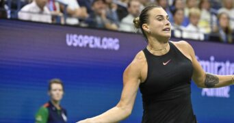 Aryna Sabalenka US Open 2024 coup droit