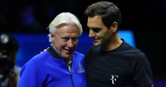 Björn Borg et Roger Federer, Laver Cup 2022