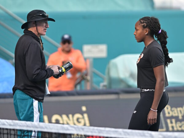 Brad Gilbert et Coco Gauff, Miami 2024