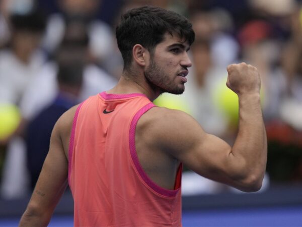 Carlos Alcaraz, Pékin 2024 (© Ng Han Guan/AP/SIPA)