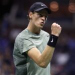 Jannik Sinner US Open 2024 poing serré