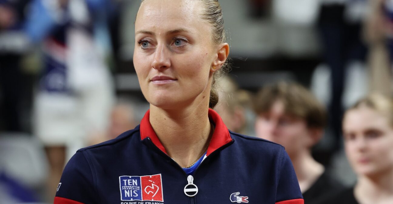 Kristina Mladenovic BJK Cup 2024 conférence de presse